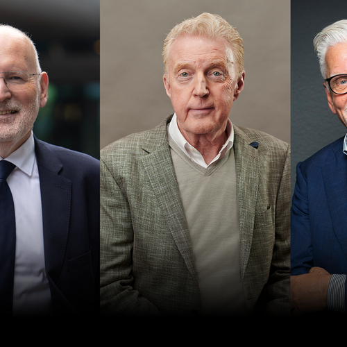 Donderdagavond o.a. met Frans Timmermans, Jan Slagter, André van Duin & Elodie Verweij