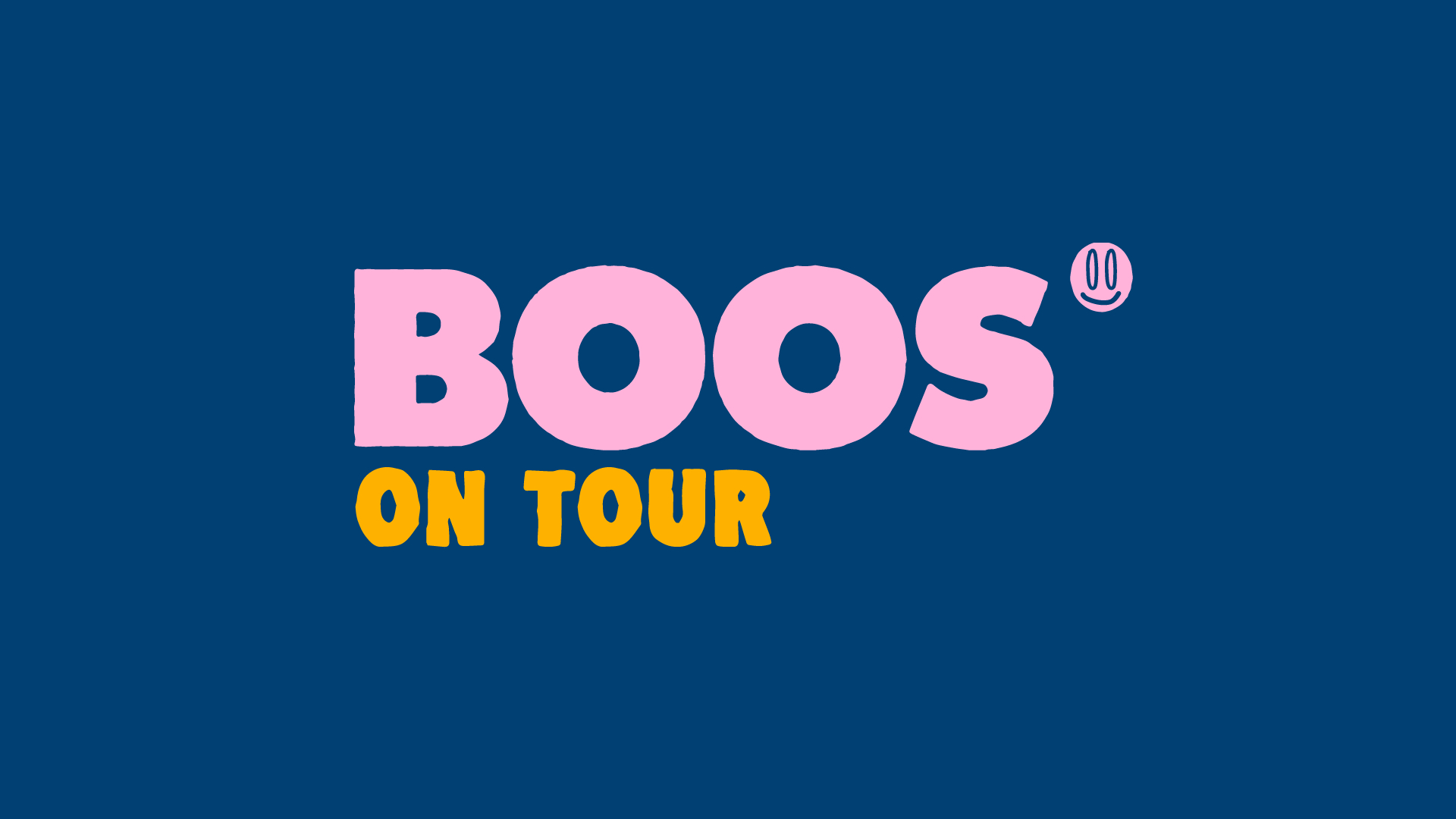 BOOS ON TOUR LOGO + ACHTERGROND