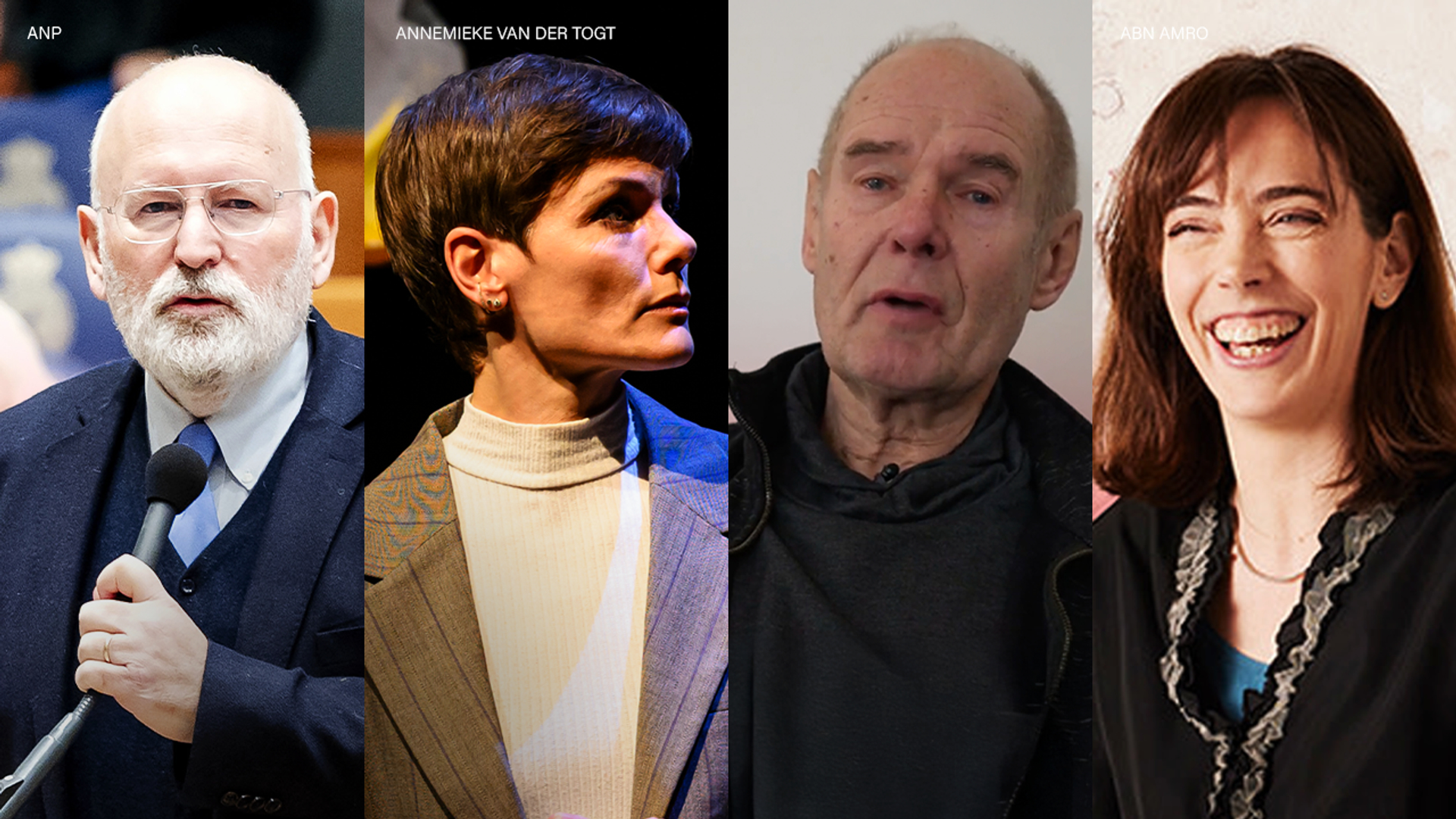 Maandagavond o.a. met Frans Timmermans, Angela Schijf, Klaas Spijk en Sandra Phlippen