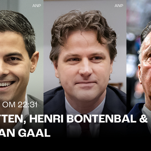 Dinsdagavond met Louis van Gaal, Rob Jetten & Henri Bontenbal