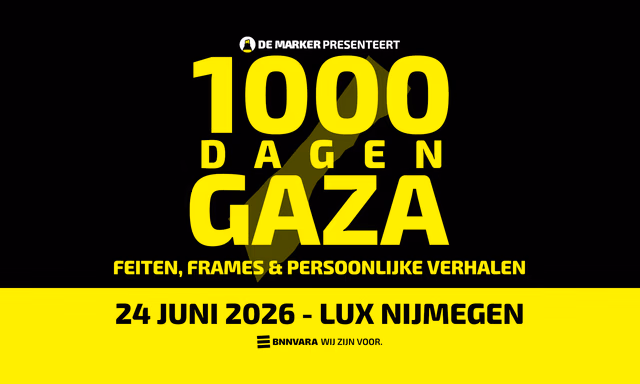Afbeelding van De Marker: 1000 dagen Gaza
