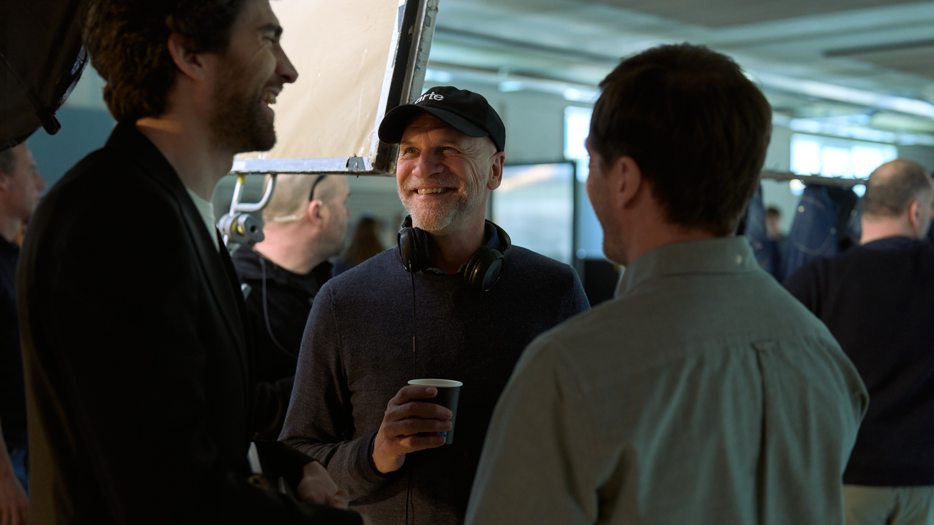 Frank Ketelaar op set