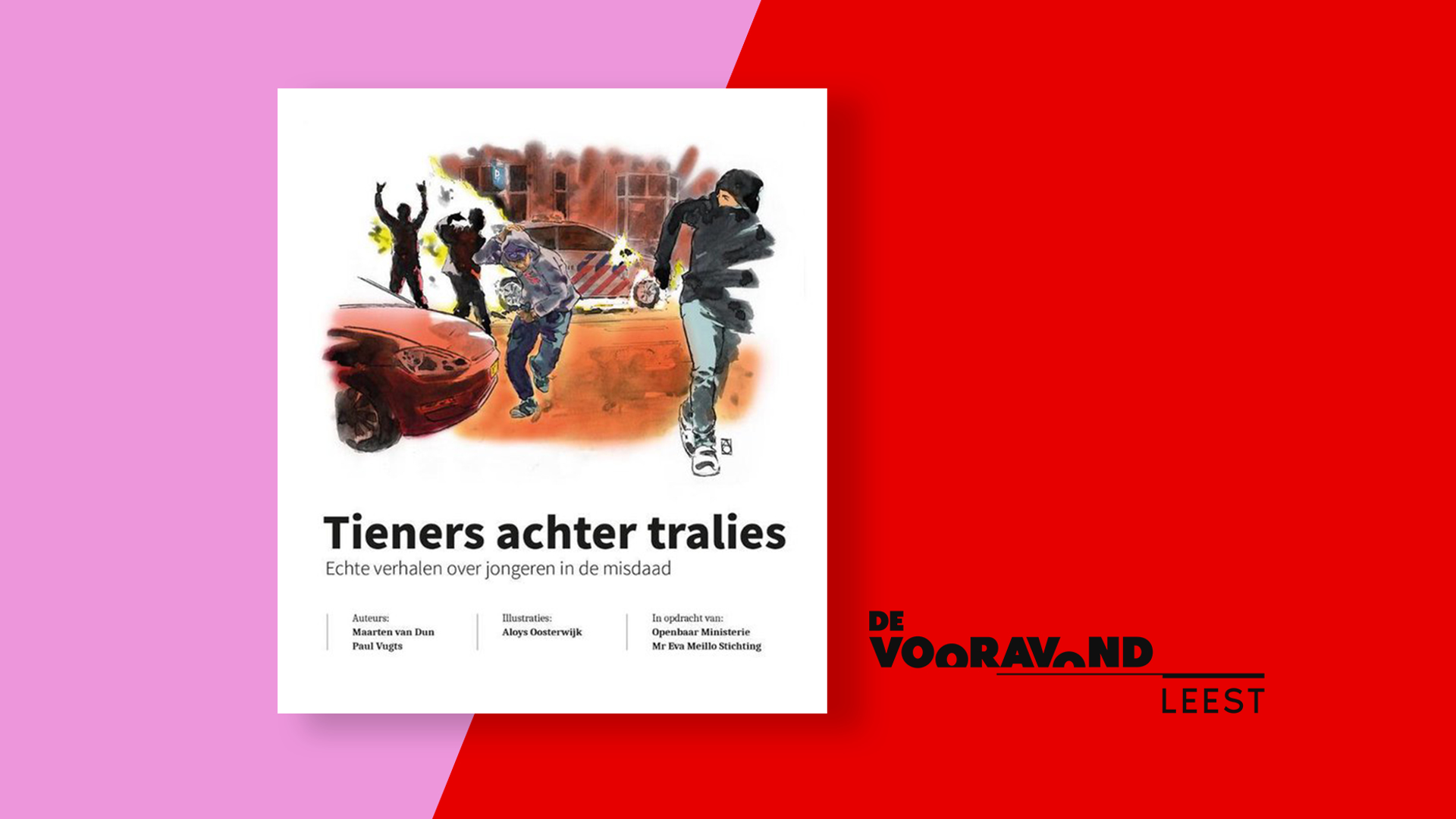 Tieners achter tralies