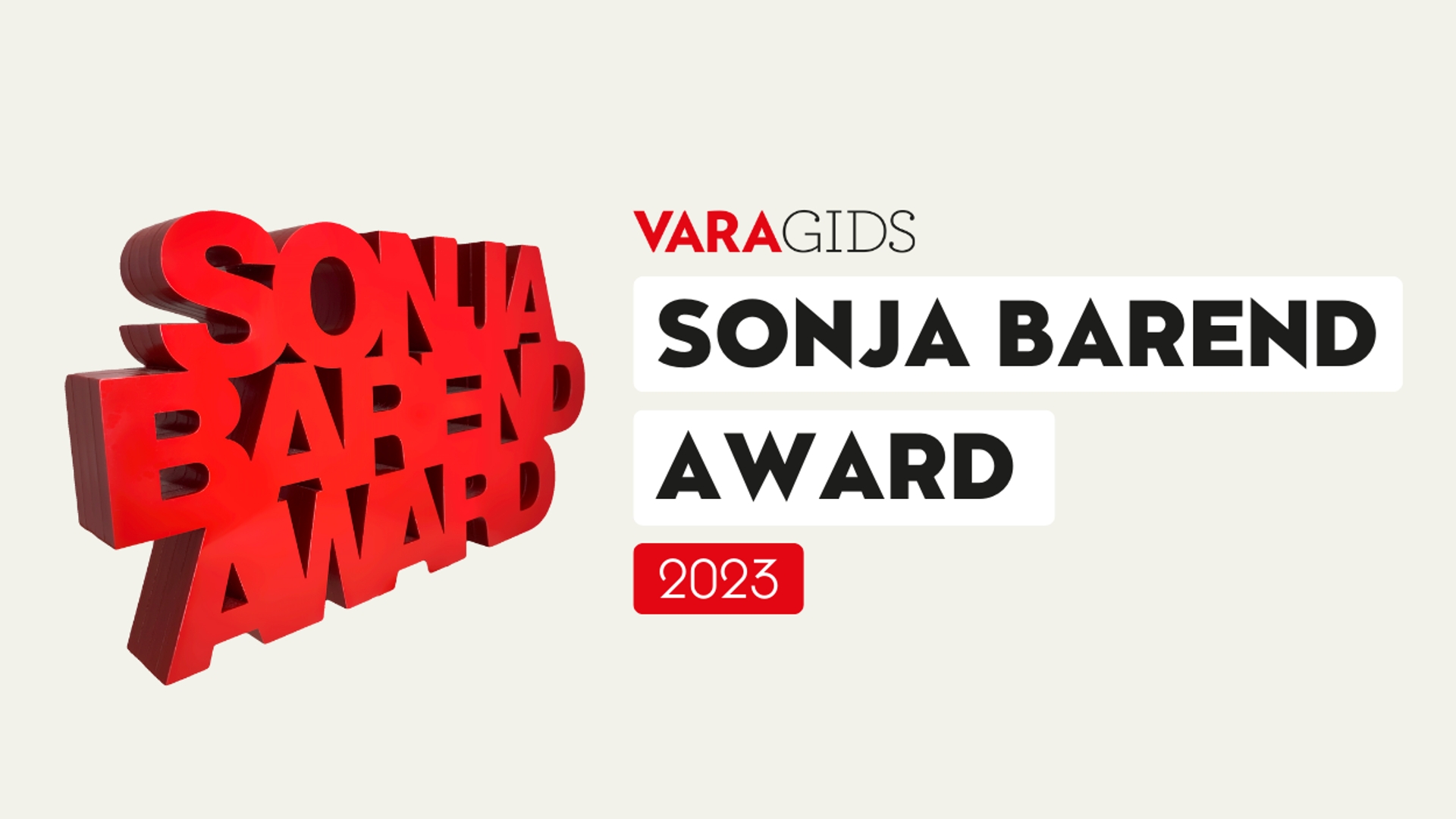 Sonja Barend Award 2023