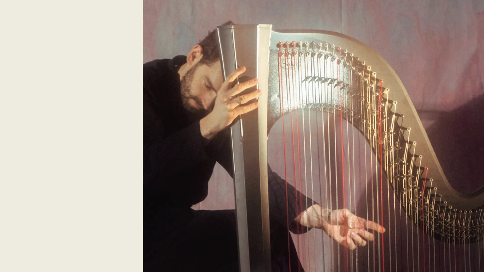 Harpist Remy van Kesteren: 