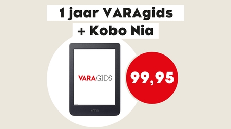 Afbeelding van 1 jaar VARAgids + Kobo Nia e-reader
