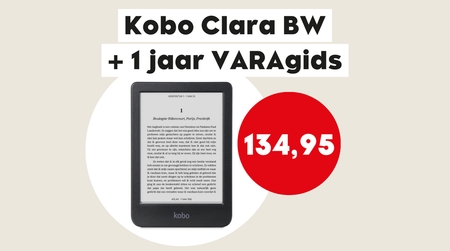Afbeelding van Kobo Clara BW e-reader + 1 jaar VARAgids