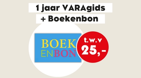 Afbeelding van 1 jaar VARAgids + Boekenbon cadeau