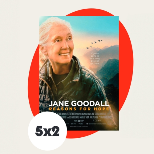 Maak kans op kaarten voor de film en tentoonstelling Jane Goodall